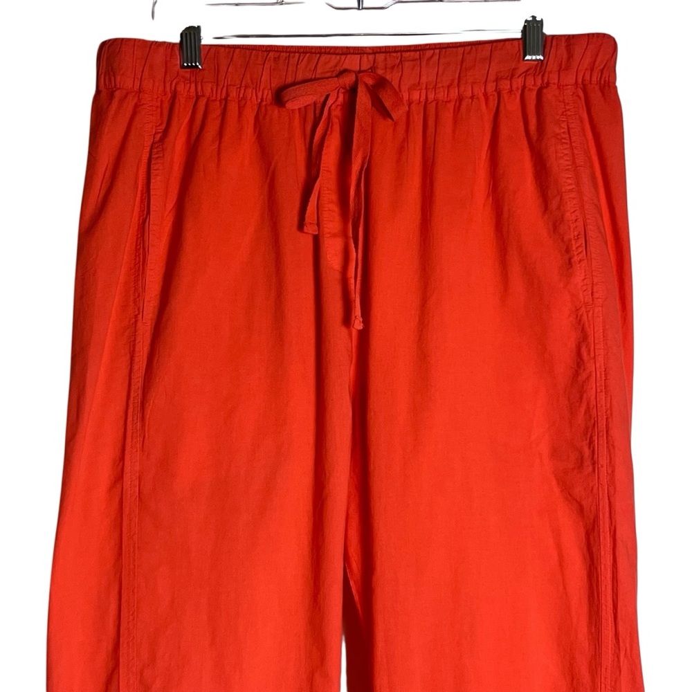 Xirena Draper Mandarin Orange Lightweight Elastic Waist Pull-On Pants — Size XL - Picture 8 of 13